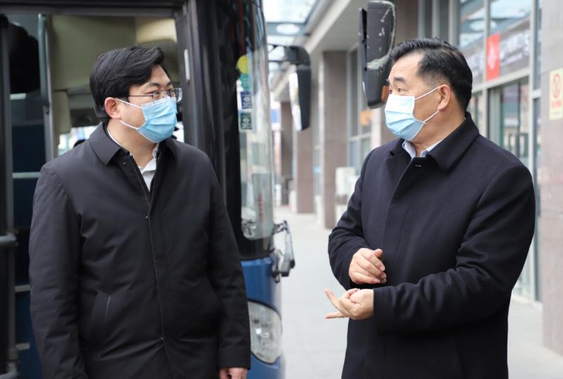 市委常委、武進區(qū)委書記喬俊杰督查武進汽車站春運及疫情防控工作